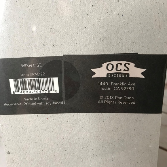 Rae Dunn List Pad Set - Picture 6 of 6